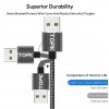 Красный магнитный кабель Topk Micro USB