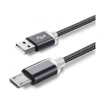Посилений Micro USB кабель з довгим з'єднувачем