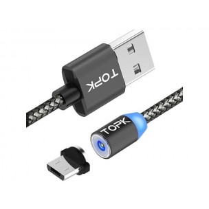 Магнітний usb кабель Topk