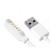 Магнитный USB кабель для смарт-часов No.1 D6 50 см. Белый