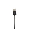 Магнітний USB кабель зарядки для розумних годинників 2 коннектора, 4 мм., Чорний