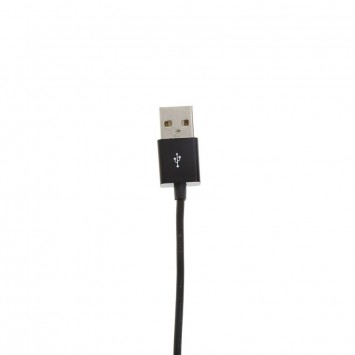 Чорний магнітний USB кабель для заряджання розумних годинників з двома коннекторами 4 мм