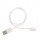 Магнитный USB кабель для смарт-часов 2 pin, 4 мм, Белый