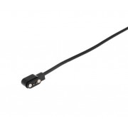 Магнітний USB кабель зарядки для розумних годинників 2 коннектора, 4 мм., Чорний