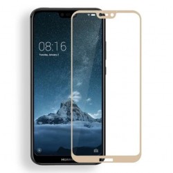 Защитное стекло на Huawei P20 Lite, золото