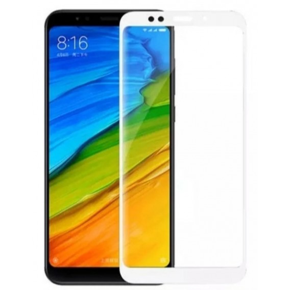 Защитное стекло для Xiaomi Redmi 5, белое