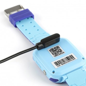 Магнітний чорний USB кабель зарядки для розумних годинників з двома коннекторами, розміром 7.62 мм