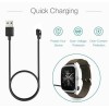 Кабель зарядки для смарт часов 2 pin 2.5 mm, черный