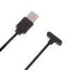 Кабель зарядки для розумного годинника DM98 DM99 4 pin 9 mm, чорний