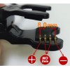 Кабель зарядки для умных часов 4 коннектора 8 mm (универсальный), черного цвета