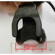 Кабель зарядки для умных часов 4 коннектора 9 mm (универсальный), черного цвета