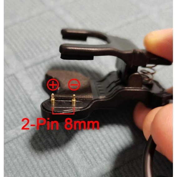 Магнитный USB кабель зарядки для умных часов 2 коннектора 8 mm (универсальный)