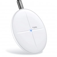 Беспроводное зарядное устройство TOPK B09W (быстрая зарядка 10W), белый
