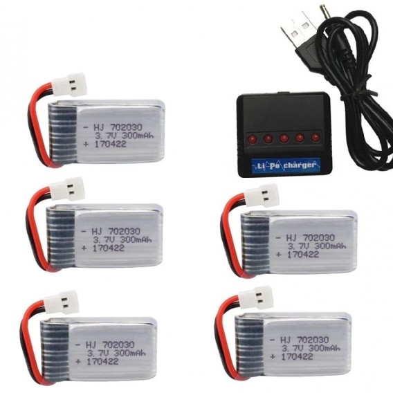 Акумулятор для квадрокоптера Syma X11C FY530 Udi U816 U830 F180 E55 FQ777 FQ17W Hubsan H107 і ін. 3.7 v, 300 mAh