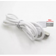 Micro USB-кабель з довгим конектором 12 мм, білий