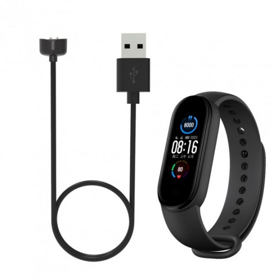 USB зарядный кабель для фитнес браслетов Xiaomi mi band 7, mi band 6, mi band 5