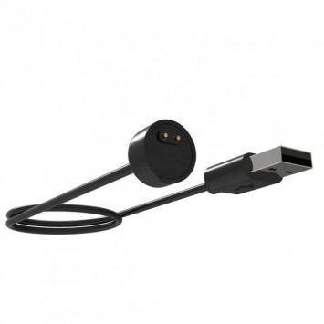 Черный кабель для зарядки, совместимый с фитнес-браслетами Xiaomi mi band 7, mi band 6 и mi band 5.