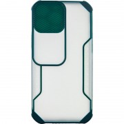 Чохол для iPhone 13 Pro Max Camshield matte Ease TPU зі шторкою (Зелений)