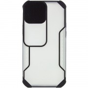 Чохол для iPhone 13 Pro Max Camshield matte Ease TPU зі шторкою (Чорний)