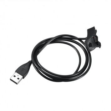 Черный USB кабель для зарядки умных часов Huawei Band 5, Honor Band 4 и Honor Band 3 Pro