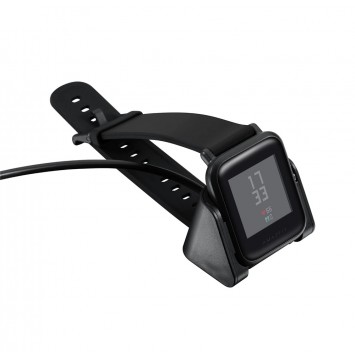 Чорний кабель зарядки для розумних годинників Amazfit Bip, Bip Lite A1915 | A1608