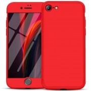 Пластикова накладка для iPhone SE 2 / 3 (2020 / 2022) / iPhone 8 / iPhone 7 GKK LikGus 360 градусів (opp) (Червоний)