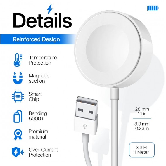 Бездротова зарядка для Apple Watch - iWatch (no box)