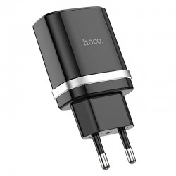 Зарядное устройство Hoco C12Q Smart QC3.0 (1USB/3A) (Черный)