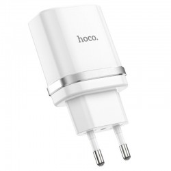 СЗУ Hoco C12Q Smart QC3.0 (1USB/3A) (Белый)