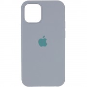 Чехол для Apple iPhone 12 mini (5.4"") - Silicone Case Full Protective (AA) (Серый / Mist Blue)