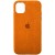 Чохол для Apple iPhone 12 Pro/12 (6.1"") - ALCANTARA Case Full (Помаранчевий)