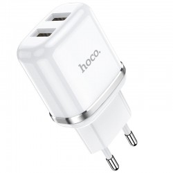 Зарядное устройство Hoco N4 (2USB/2.4A) (Белый)