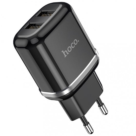 СЗУ Hoco N4 (2USB/2.4A) (Чорний)