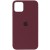 Чохол для iPhone 13 Pro Max - Silicone Case Full Protective (AA) (Бордовий/Plum)