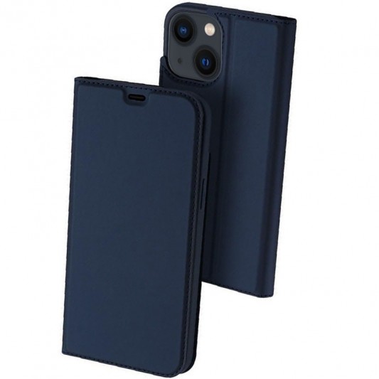 Чохол-книжка для Apple iPhone 13 mini - Dux Ducis з кишенею для візиток (Синій)