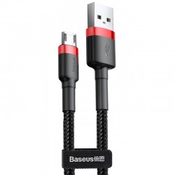 Дата кабель Baseus Cafule MicroUSB Cable 2.4A (1m) (CAMKLF-B) (Красный / Черный)