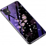 TPU+Glass чохол для Apple iPhone 11 Pro Max (6.5"") - Fantasy з глянцевими торцями (Цвітіння)