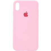 Чехол для Apple iPhone XR (6.1"") Silicone Case Full Protective (AA) (Розовый / Light pink)