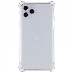 TPU чохол для Apple iPhone 11 Pro Max (6.5"") - GETMAN Ease logo посилені кути (Безбарвний (прозорий))