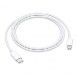 Кабель зарядки для Apple iPhone USB-C to Lightning Cable (ААА) (1m) no box (Білий)