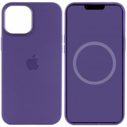 Чохол для Apple iPhone 12 Pro / 12 (6.1"") - Silicone case (AAA) full with Magsafe and Animation (Фіолетовий / Amethyst)