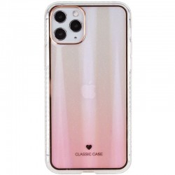 TPU+Glass чехол для Apple iPhone 11 Pro (5.8"") - Aurora Classic (Розовый)