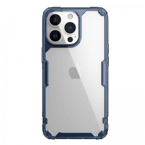 TPU чохол для Apple iPhone 13 Pro - Nillkin Nature Pro Series (Синій (прозорий))