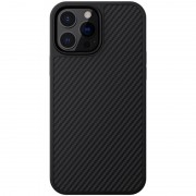 Карбонова накладка iPhone 13 Pro Max - Nillkin Synthetic Fiber series (Чорний)