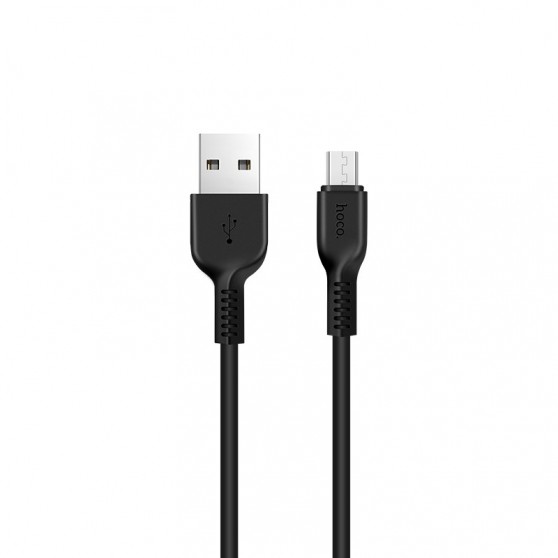 Дата кабелю Hoco X13 USB to MicroUSB (1m) (Чорний)