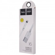 Дата кабель Hoco X5 Bamboo USB to Lightning (100см) (Білий)