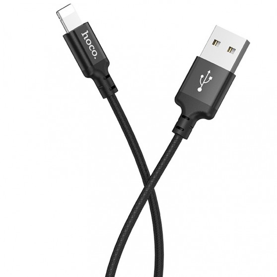 Дата кабель Hoco X14 Times Speed Lightning Cable (1m) (Чорний)