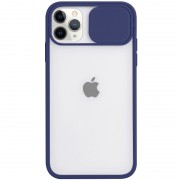 Чехол для Apple iPhone 11 Pro Max (6.5"") - Camshield mate TPU со шторкой для камеры (Синий)