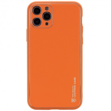 Кожаный чехол для Apple iPhone 11 Pro (5.8"") - Xshield (Оранжевый / Apricot)