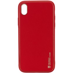 Шкіряний чохол Xshield для Apple iPhone X/XS (5.8"") (Червоний / Red)